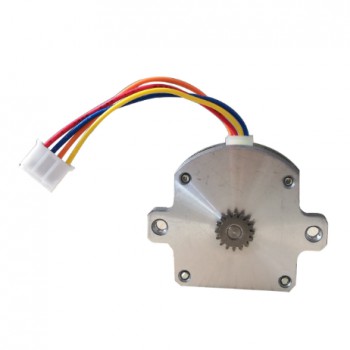 Oukeda NEMA 11 Flach-Schrittmotor mit Getriebe, 2-Phasen, 1,8°, 2,5 Ncm, 4-adrig, Pancake-Bauform