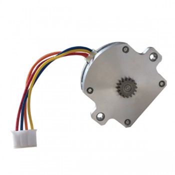 Oukeda NEMA 11 Flach-Schrittmotor mit Getriebe, 2-Phasen, 1,8°, 2,5 Ncm, 4-adrig, Pancake-Bauform
