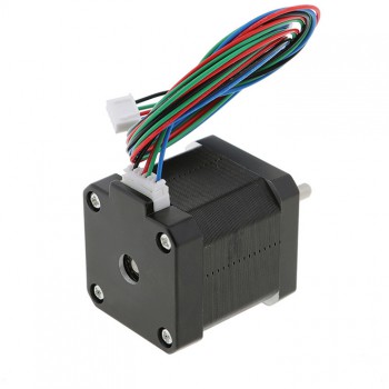 OUKEDA NEMA 17 Hochtemperatur-Schrittmotor, 1,8°, 60 Ncm, Isolationsklasse B (bis 180 °C)