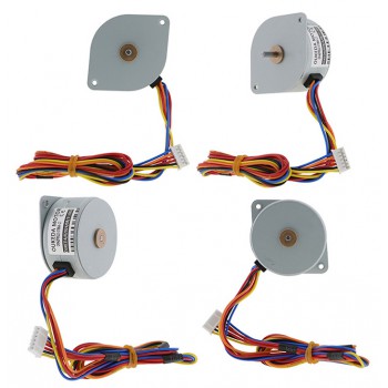 OUKEDA PM42 Permanentmagnet-Schrittmotor, 7,5°, 4,90 Ncm, Ø42 mm, 12V, 6 Drähte