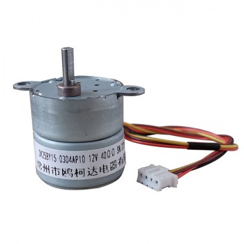 OUKEDA PM-Schrittmotor mit Getriebe 5:1 / 10:1, 7,5°, 12V, 2-Phasen, Ø25 mm