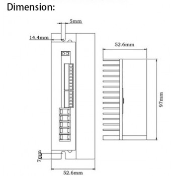 Oukeda Bürstenloser Gleichstrommotor und BLDC-Treiber-Kit 95,55 Ncm 300W 24V/48V 3000 U/min Drehstrom