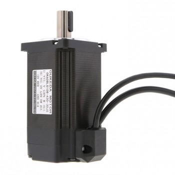 Oukeda Bürstenloser Gleichstrommotor und BLDC-Treiber-Kit 95,55 Ncm 300W 24V/48V 3000 U/min Drehstrom