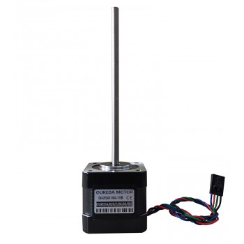 OUKEDA NEMA 17 Non-Captive Schrittmotor, 1,8°, 49 Ncm, 40mm Stack, Leitspindel 110mm