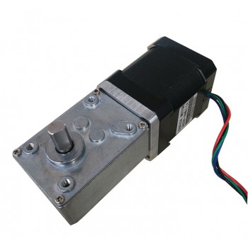 Oukeda Nema 17 Schneckengetriebe-Schrittmotor 17:1/30:1/50:1/75:1/100:1/290:1/500:1 1,8 Grad 44Ncm 1,68A 2 Phasen