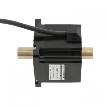 Oukeda NEMA 34 Schrittmotor mit Hohlwelle, Bipolar, 1,8°, 4,5 Nm, 6,0A, 2,1V, Doppelwelle, 4 Drähte