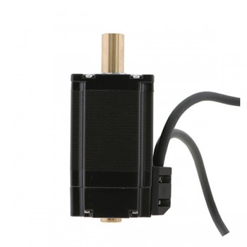 Oukeda NEMA 23 Schrittmotor mit Hohlwelle, Bipolar, 1,8°, 1,89 Nm, 4,2A, 2,52V, Doppelwelle, 57 × 57 mm