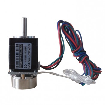 NEMA 11 Schrittmotor mit Bremse, 1,8°, 5,88 Ncm, 3,75V, 0,67A, 28 × 28 mm, 2-Phasen, D-Cut Welle