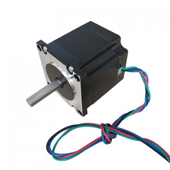 OUKEDA NEMA 23 Schrittmotor, 1,8°, 12,35 Ncm 2-Phasen, 57 × 57 mm, D-Cut Welle