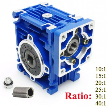 NMRV030 Schneckengetriebe, Übersetzung 10:1 / 15:1 / 20:1 / 25:1 / 30:1 / 40:1 für NEMA 23 Schrittmotor / Servomotor