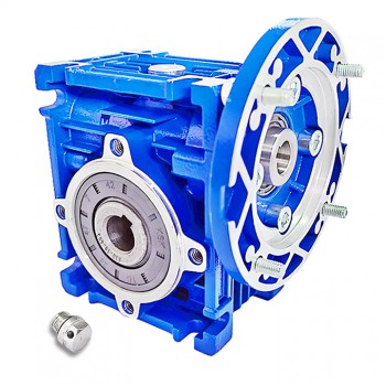 RV030 Rund-Schneckengetriebe, Übersetzung 5:1 bis 80:1 Eingang: 11mm, Flansch B14 / B5