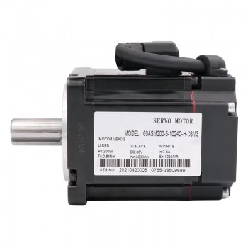 DC-Servomotor, 0,64 Nm, 36V, 200W, 7,5A, 3000 U/min, mit 1024 Linien Magnet-Encoder, 60 × 60 mm
