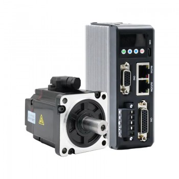 DC-Servomotor & Treiber-Kit, 200W, 0,64 Nm, 7,5A, 3000 U/min, mit 1024 Linien Magnet-Encoder