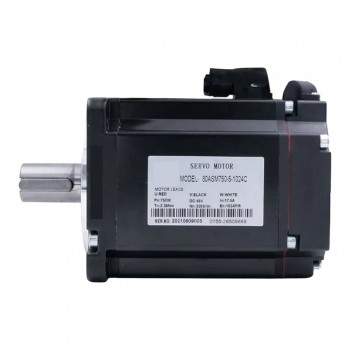 DC-Servomotor, 750W, 48V, 2,39 Nm, 3000 U/min, mit 1024 Linien Magnet-Encoder, 80 × 80 mm