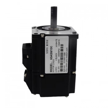DC-Servomotor, 100W, 36V, 4,0A, 0,318 Nm, 3000 U/min, mit 2500 Linien Encoder, 60 × 60 mm