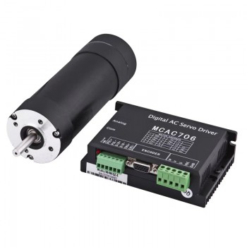 Bürstenloser DC-Servomotor & Treiber-Kit, 36V, 180W, 0,6 Nm, 3400 U/min, Ø57 mm für Inkjet-Drucker