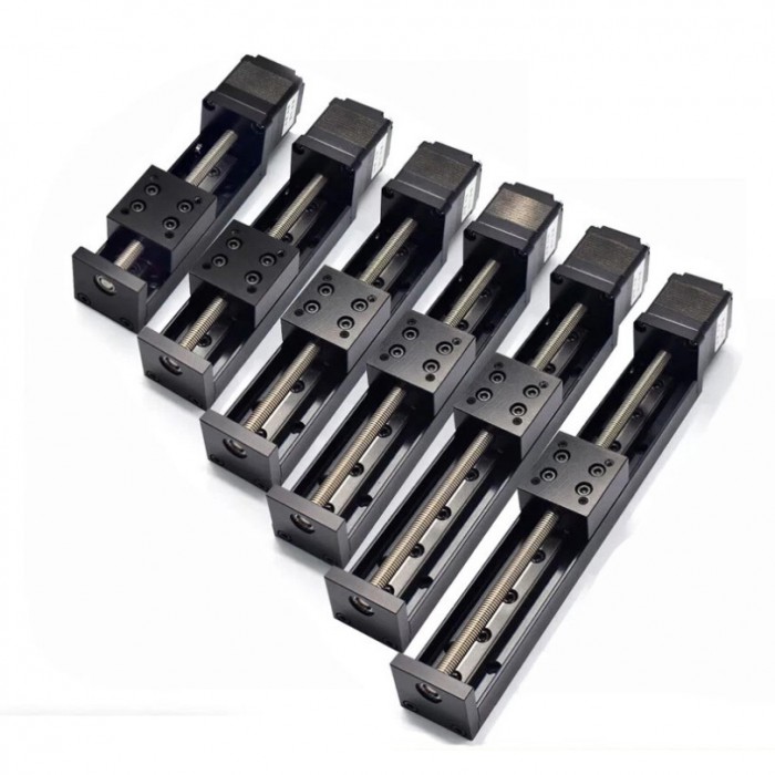 CNC-Lineartisch, Linearführungsschiene, Mini-Motorisierter Lineartisch, Hub 5 bis 300 mm mit NEMA 11 Motor kit