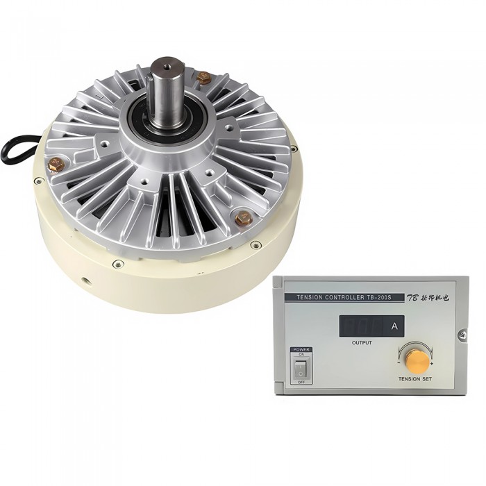 FZ-D Serie Magnetpulverbremse mit TBS-200A Manuellem Zugspannungsregler Kit 6–50Nm Einwelle