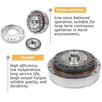 ZXF-Serie Harmonic-Drive-Getriebe,Übersetzungsverhältnis 31:1 bis 160:1, für Schrittmotor / Servomotoren, CNC-Roboterarme