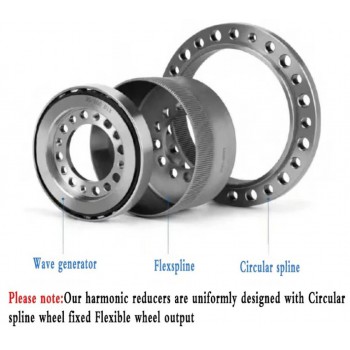 ZXF-Serie Harmonic-Drive-Getriebe,Übersetzungsverhältnis 31:1 bis 160:1, für Schrittmotor / Servomotoren, CNC-Roboterarme