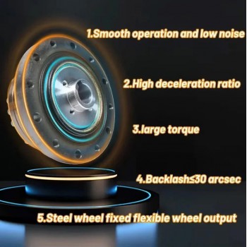 ZXS-Serie Harmonic-Drive-Getriebe,Schalen-Übersetzungsverhältnis 30:1 bis 160:1 , für Schrittmotor / Servomotoren