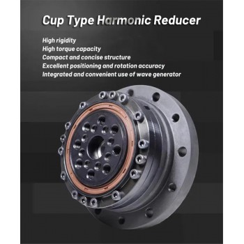 ZXS-Serie Harmonic-Drive-Getriebe,Schalen-Übersetzungsverhältnis 30:1 bis 160:1 , für Schrittmotor / Servomotoren