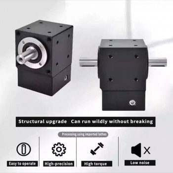 Winkel-Kegelradgetriebe, Untersetzungsgetriebe,Kommutator für NEMA 34 Schrittmotoren / 80 mm Servomotoren
