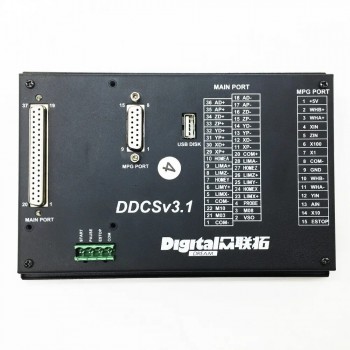 DDCS V3.1 Elektronischer numerischer CNC-Bewegungscontroller für 3/4 Achsen, Offline CNC-Standalone Steuerung 500 kHz