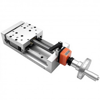 CNC-Linearführungs Schlitten mit Selbstsicherndem Digitaldisplay, Z-Positionierung und Trapezgewindetrieb