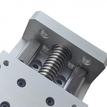 CNC-Linearführungs Schlitten mit Selbstsicherndem Digitaldisplay, Z-Positionierung und Trapezgewindetrieb