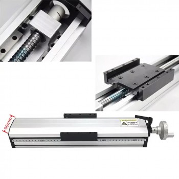 QMF90 Vollständig abgedichteter Linearführungs Schlitten mit Kugelgewindetrieb (10-70 kg)
