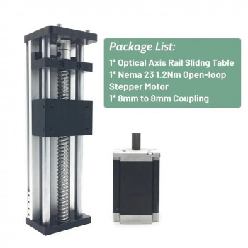 Elektrischer CNC-Lineartisch mit Kugelgewindetrieb und Schrittmotorsatz