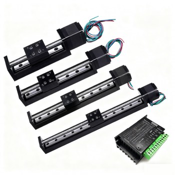 Mini CNC Motorisierte Lineartisch 0,07 Nm mit NEMA 11 Schrittmotor und Treibersatz TB6600 Kit