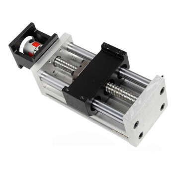 Linearführung, CNC-Schlitten, Lineartisch Schiene für NEMA 23 Schrittmotor / 60mm Servomotor