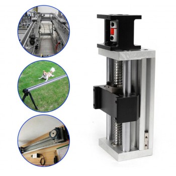 Linearführung, CNC-Schlitten, Lineartisch Schiene für NEMA 23 Schrittmotor / 60mm Servomotor