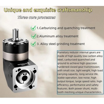 PVE120 Winkel-Planetengetriebe für 110mm / 130mm Servomotor (19/22/24mm Eingang)