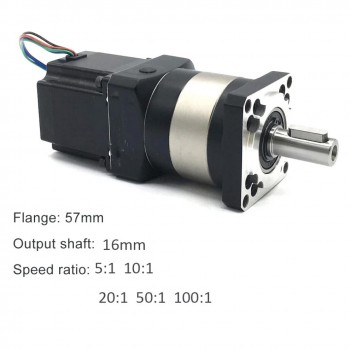DLF-Serie Planetengetriebe mit Integrierter NEMA 23-Schrittmotor-Kit (1,8°/1,2nm)