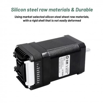 DLF-Serie Planetengetriebe mit Integrierter 2Nm-NEMA23-Schrittmotor-Kit (14mm Ausgang)