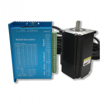 NEMA 34 Closed-Loop-Schrittmotor mit Encoder 4,5/8,5/12 Nm 1,8°2-Phasen CNC Kit