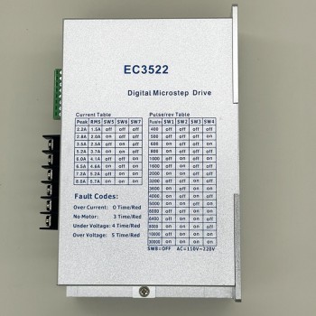 EC3522 Schrittmotortreiber 2,2–5A 110–220V AC für Nema 34 86 mm Dreiphasen Schrittmotoren