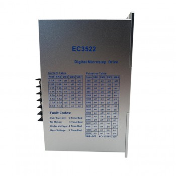 EC3522 Schrittmotortreiber 2,2–5A 110–220V AC für Nema 34 86 mm Dreiphasen Schrittmotoren