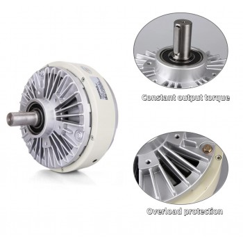 FZ-D Einwellen Industrie Magnetpulverbremse 6–50Nm 24V DC IP54 CNC-Magnetpulverbremse