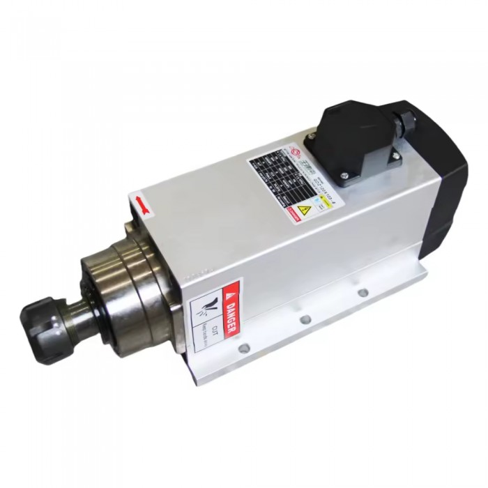 Luftgekühlte CNC HF-Spindel 6kW ER32 220V/380V 18000U/min für CNC Holzfräsmaschinen