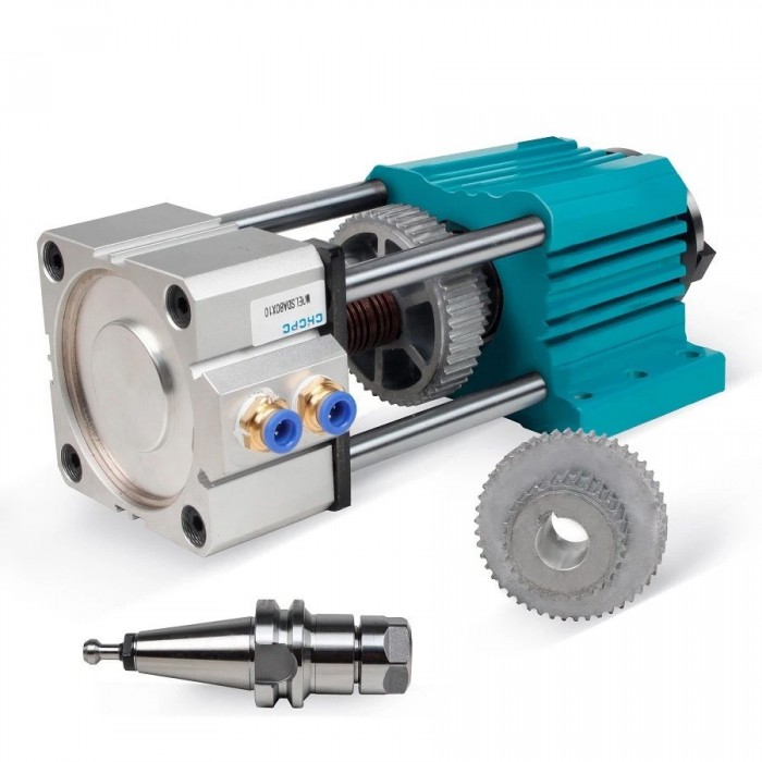 BT30 Spindeleinheit ohne Motor 5000U/min mit Pneumatikzylinder für pneumatischen Werkzeugwechsel BT30 Spindeleinheit ohne Motor 5000U/min mit Pneumatikzylinder für pneumatischen Werkzeugwechsel