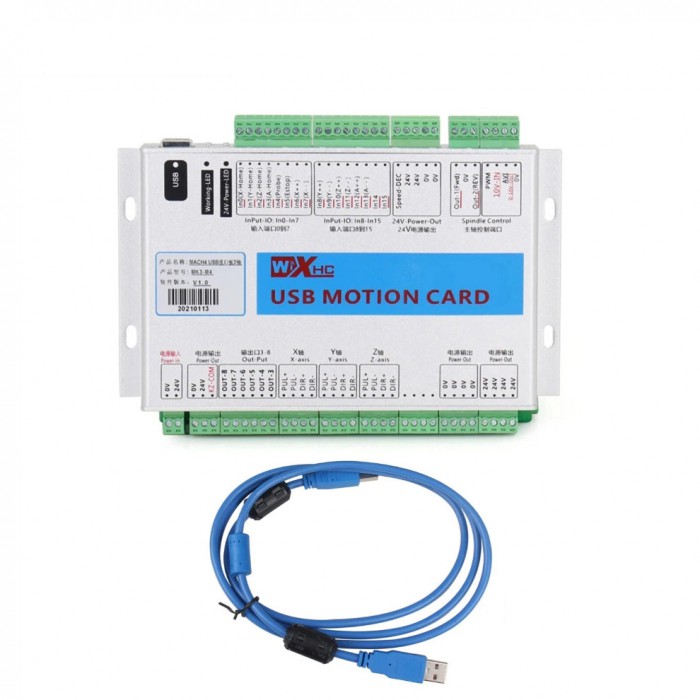 XHC 3/4/6 Achsen CNC Motion Controller Karte für Mach4 2000kHz USB Breakout Board
