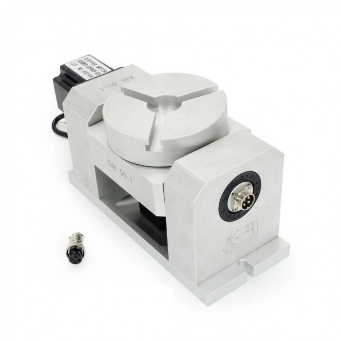 CNC A/C Drehachse als 5. Achse mit Harmonic Drive Getriebe Baugröße 17 Übersetzung 50:1 CNC A/C Drehachse als 5. Achse mit Harmonic Drive Getriebe Baugröße 17 Übersetzung 50:1