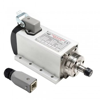 Handi luftgekühltes CNC HF-Spindel-Set 800W ER11 110V/220V 24000U/min in quadratischer Bauform mit Frequenzumrichter