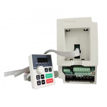H100 Mini Frequenzumrichter 0,75kW 110V/220V/380V für dreiphasige CNC Spindeln