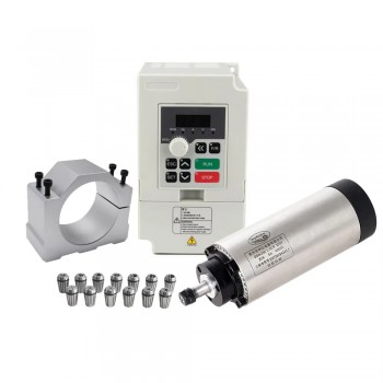 Luftgekühltes CNC HF-Spindelset 1,5kW ER11 24000U/min mit VFD Frequenzumrichter