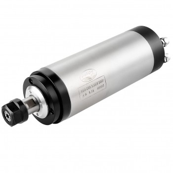 Wassergekühltes CNC HF-Spindel-Set 2,2kW Ø65mm ER11 mit Frequenzumrichter und Kühlwasserpumpe
